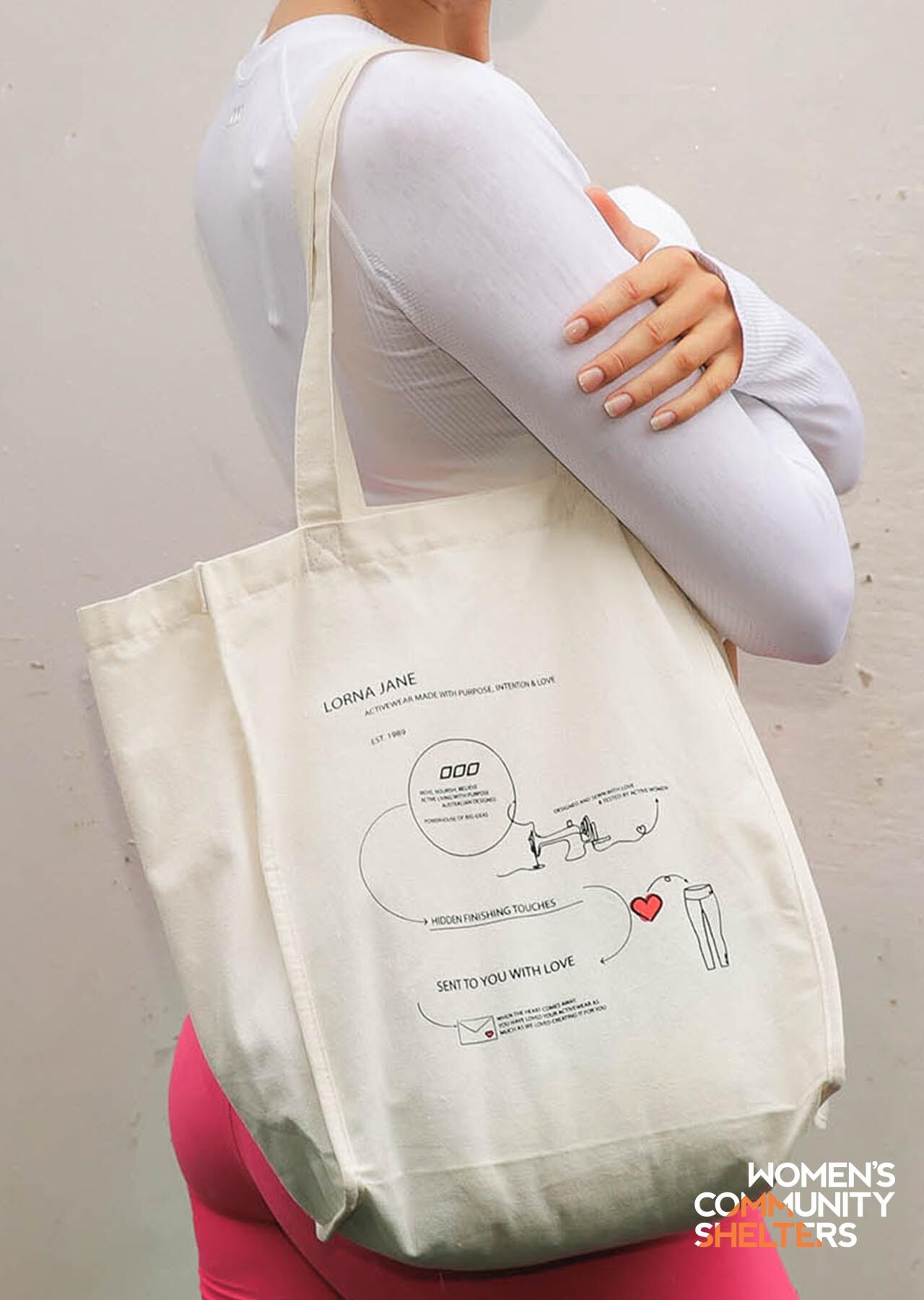 Canvas Love - Print Canvas Tote Bag | YesStyle