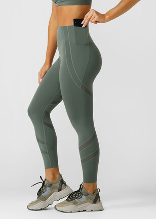 Buttery Soft Women's Color Block Yoga Pants - Gray - Its All Leggings
