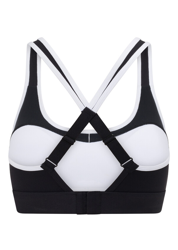 Yoga And Chill Mesh Cutout Sports Bra in Black • Impressions Online Boutique
