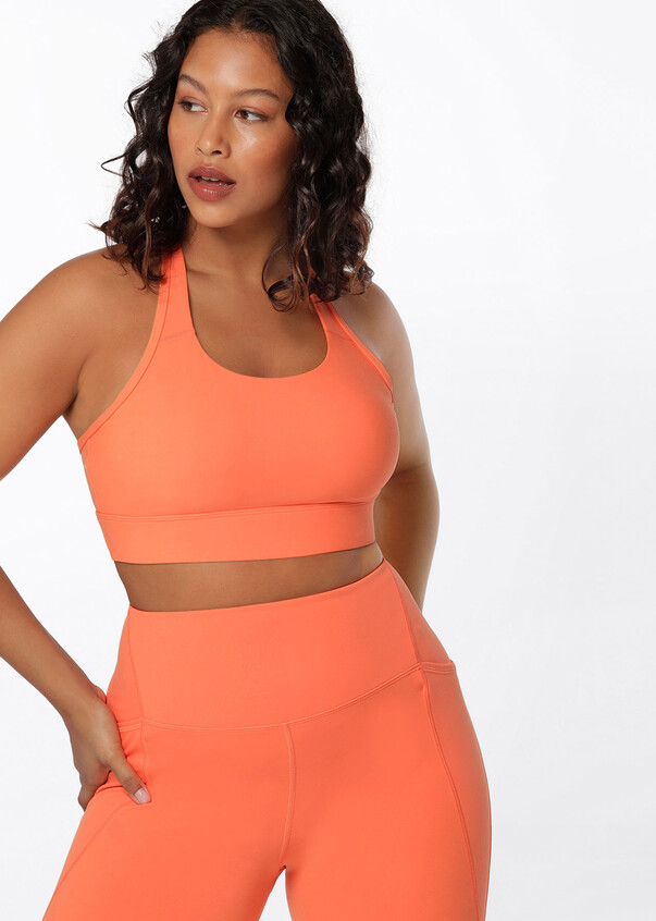 Athletic Works Orange Driworks Racerback Sports Bra - Orange Stretch  Spaghetti - $16 (15% Off Retail) New With Tags - From Isabelle
