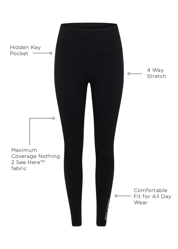 Ultra Amy Thermal Tech Full Length Leggings | Black | Tights and Leggings |  Lorna Jane USA