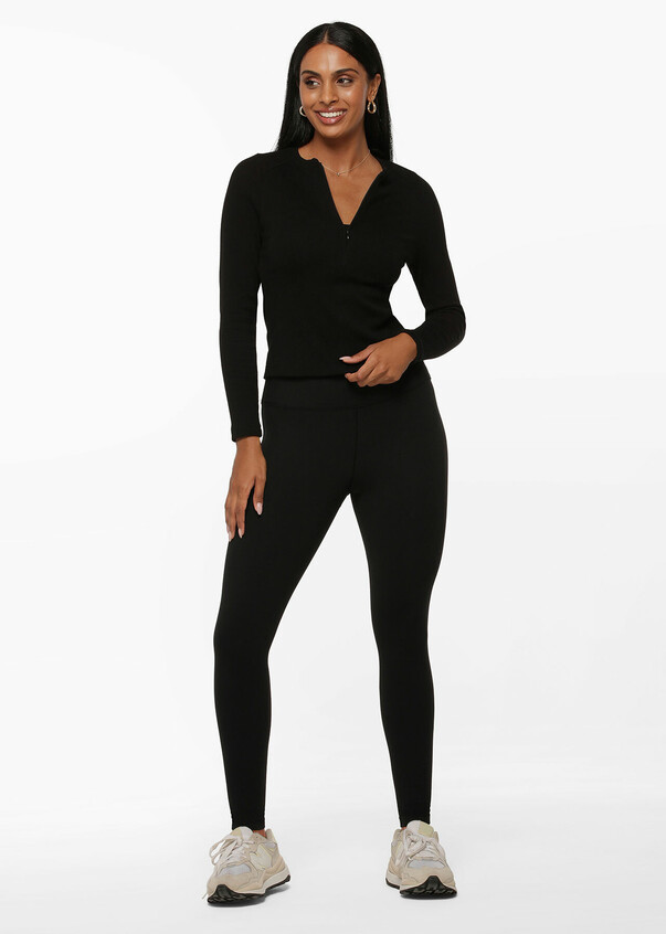 Women's Core Full Length Leggings in Black Graphic