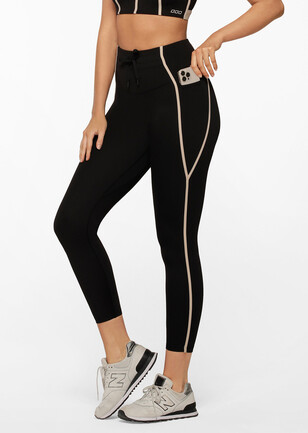 High Waist Leggings With Piping Detail Shop Now