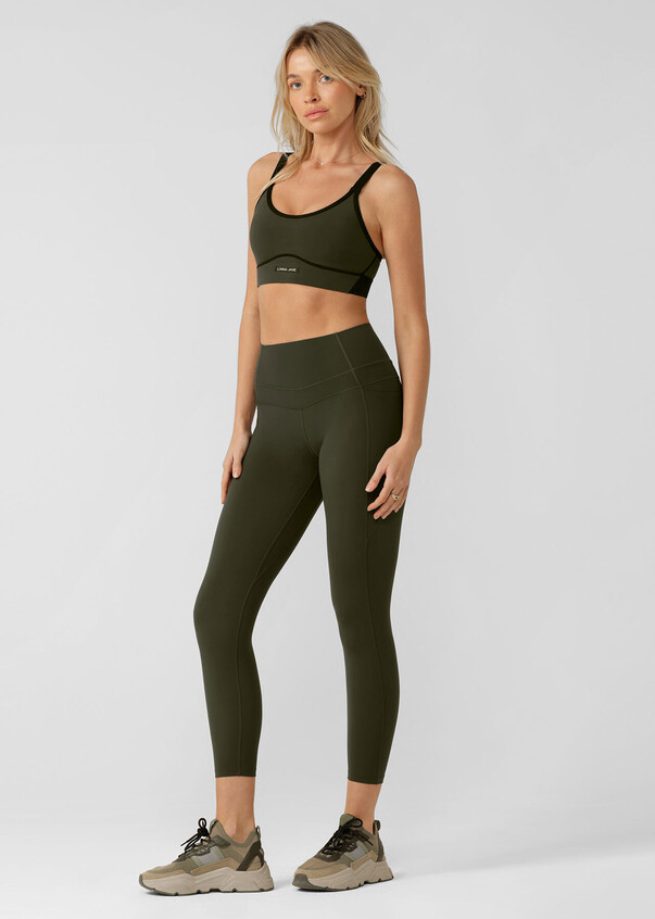 Lotus Leggings - Olive Green  Fitness wear outfits, Athleisure outfits,  Cute gym outfits