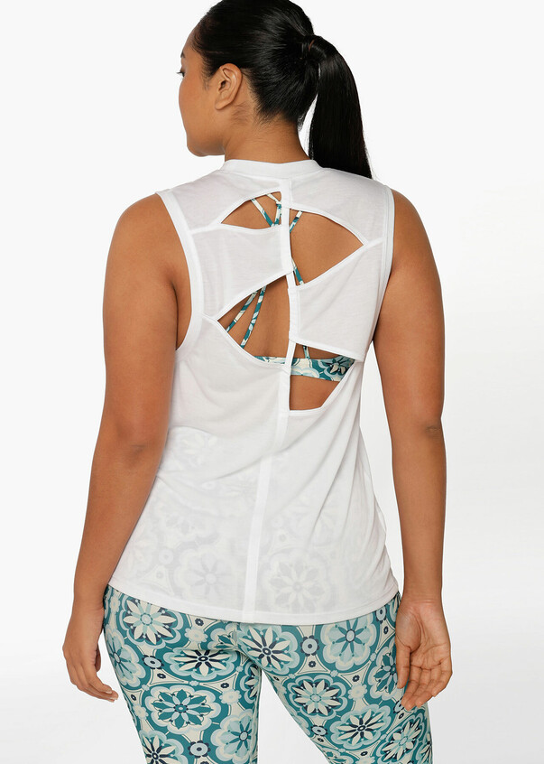 Lotus Muscle Tank by Lorna Jane Online, THE ICONIC