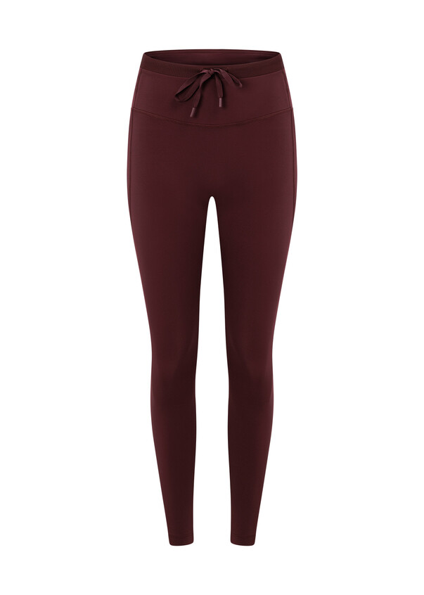 Bloody Red ankle length premium shapewear leggings for ladies & girls -  ADORNA - 3334682