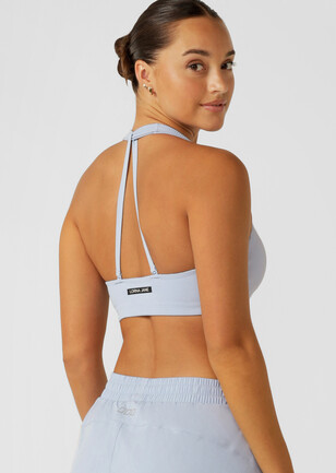 Women's Medium Support Seamless Zip-Front Sports Bra - All In Motion™ White  XS