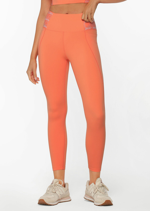Athleta, Pants & Jumpsuits, Athleta X Peloton Orange Leggings With Zipper  Pouch Xl