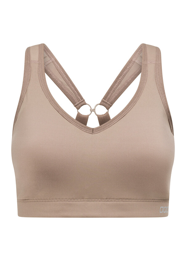 Hold And Mould Sports Bra, Beige