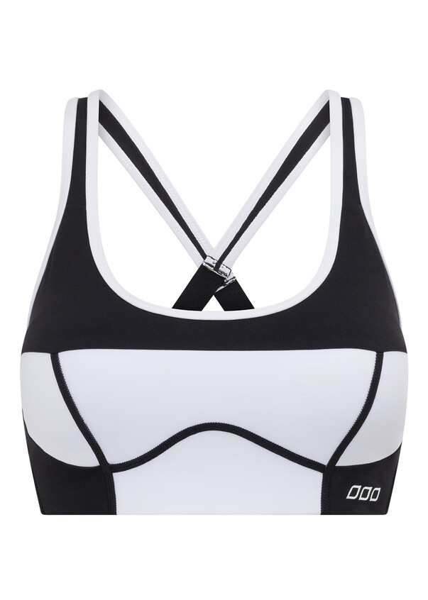NWT Hind Molded Cup Moisture Wicking Black Sports Bra Size Large