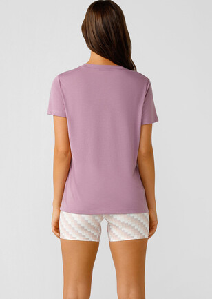 NWT Lorna Jane Purple Short Sleeve Shirt. Small. Meditate Shirt.