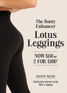 $60 Lotus Leggings or 2 for $100!*