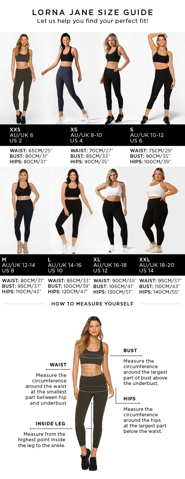 Size Chart Find Your Perfect Fit