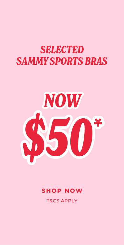 $65 Sammy Sports Bra - Shop Now!