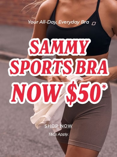 $50 Sammy Sports Bra*