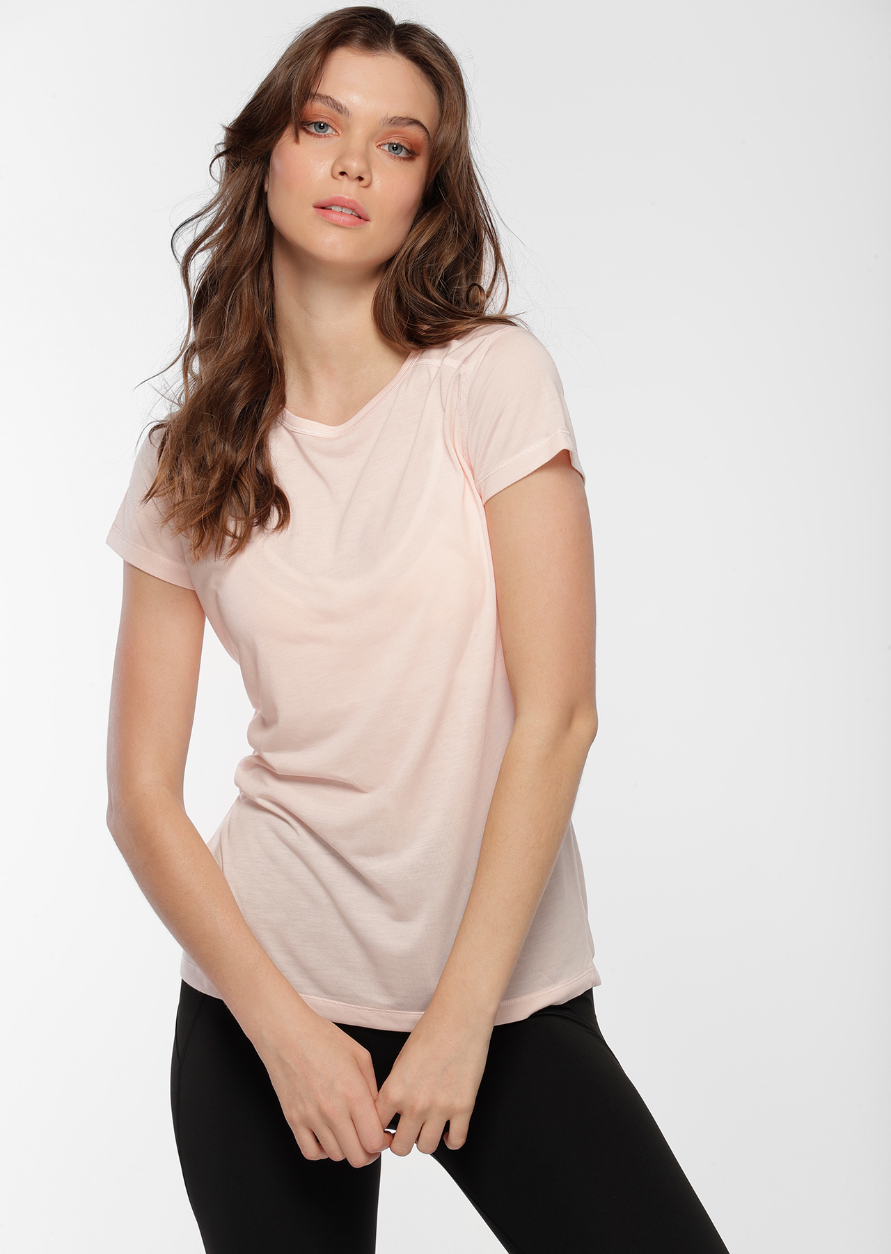 Classic Active Tee Dusty Pink | Dusty Pink | Lorna Jane USA