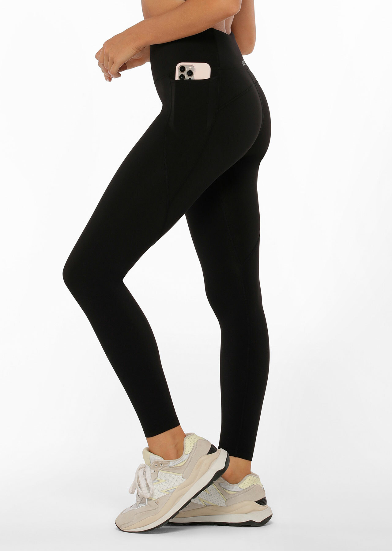 Nike grey leggings with black logo, Women's Fashion, Activewear on Carousell