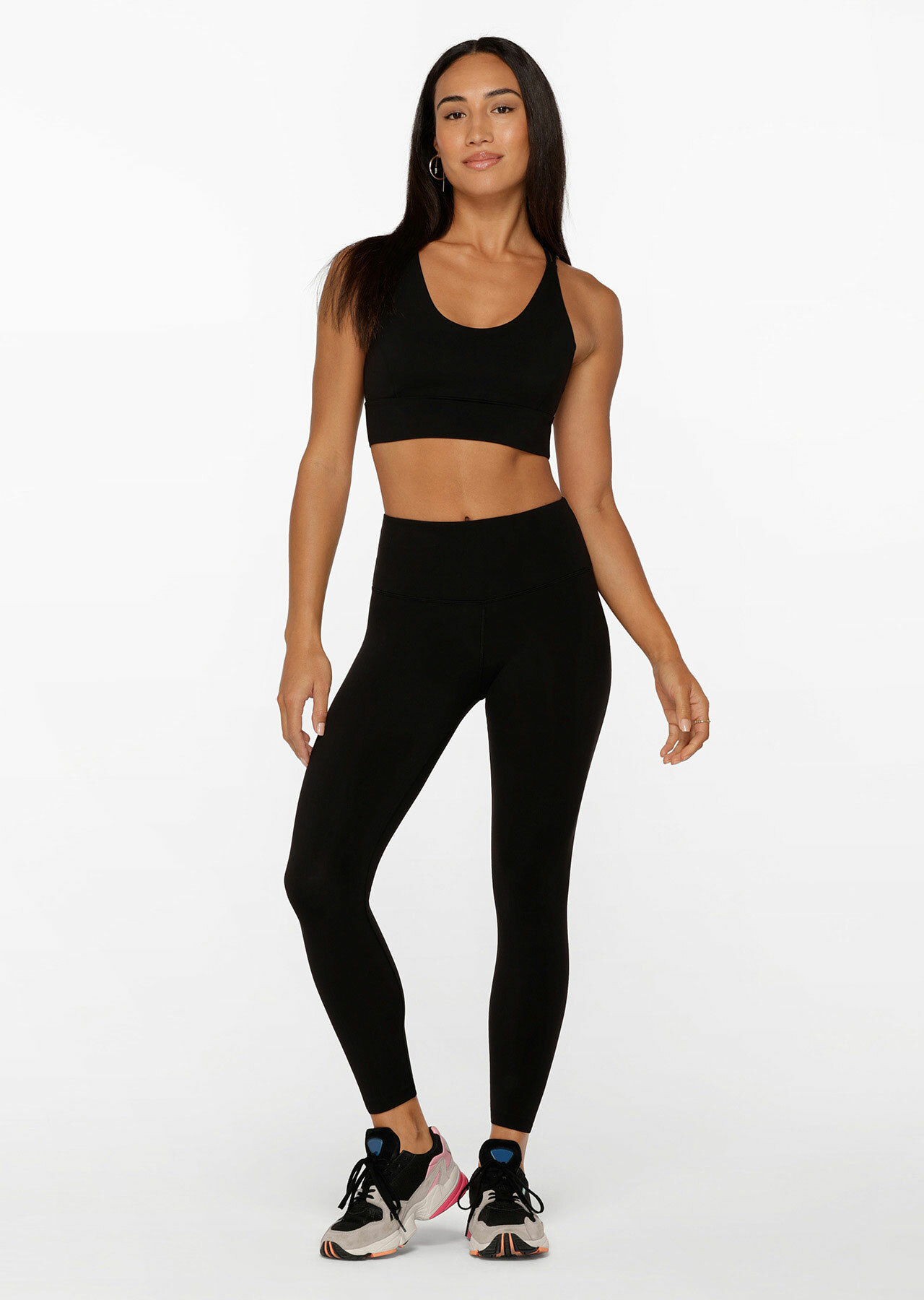 Lotus Classic Ankle Biter Leggings | Black | Lorna Jane USA