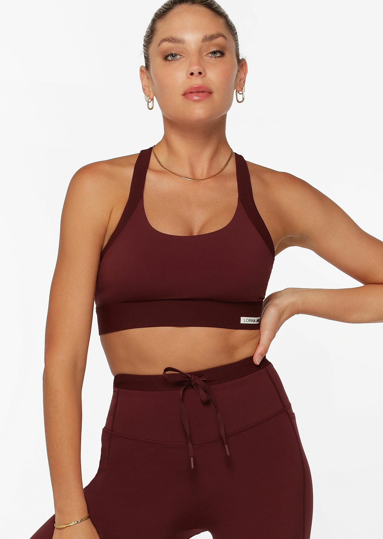 Sports Bra  CRANBERRY by Obsession Shapewear - East Hills Casuals