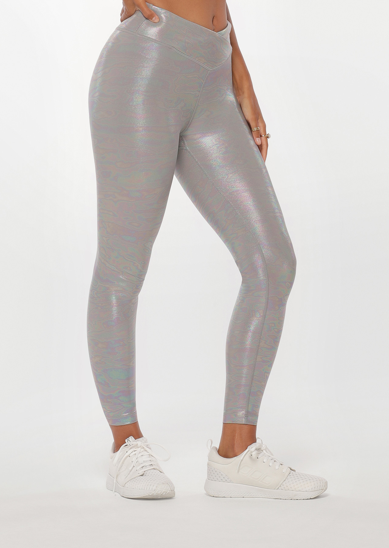 Gloss Ankle Biter Leggings | Nu Grey | Lorna Jane USA