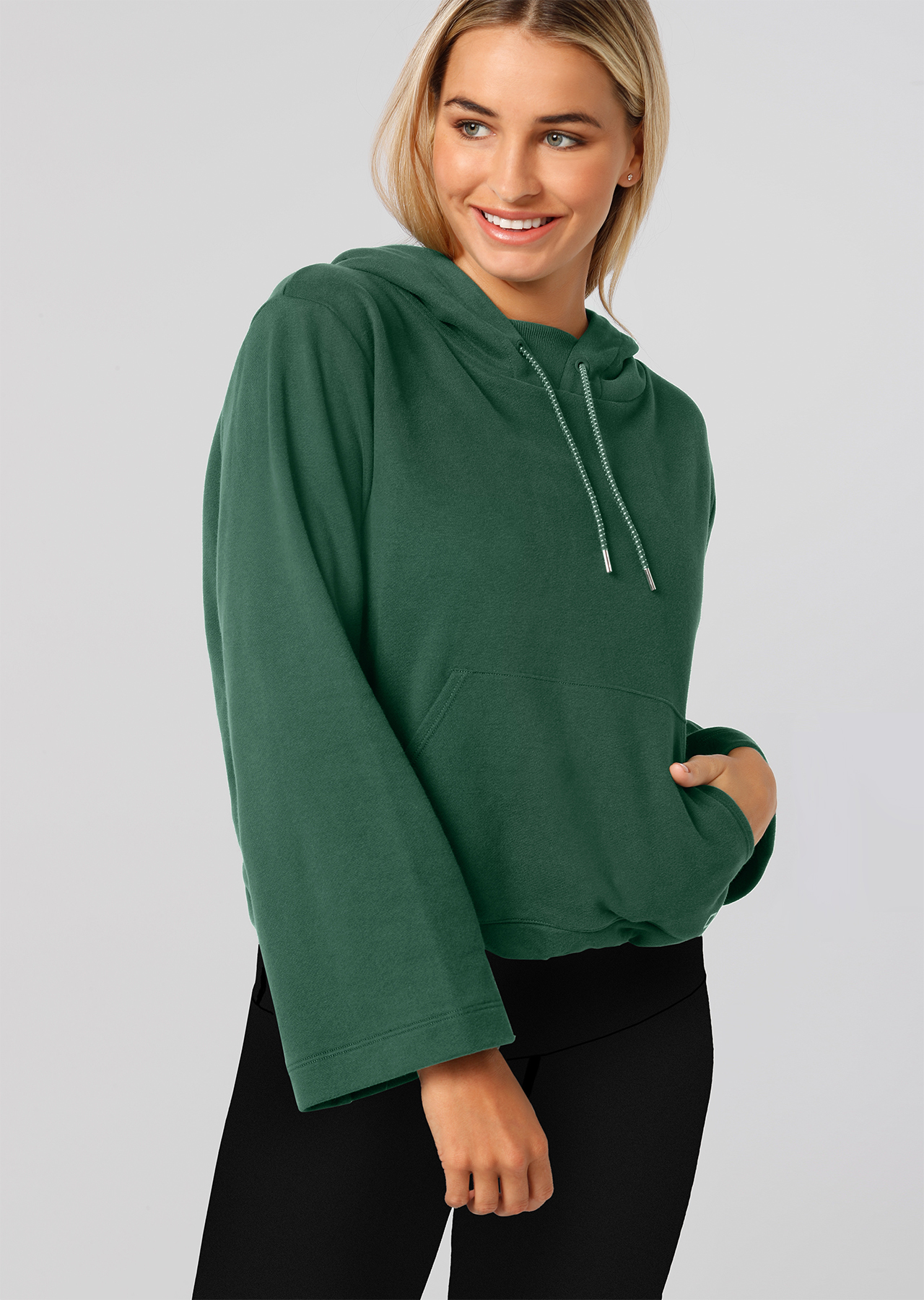 Lorna jane cropped store hoodie