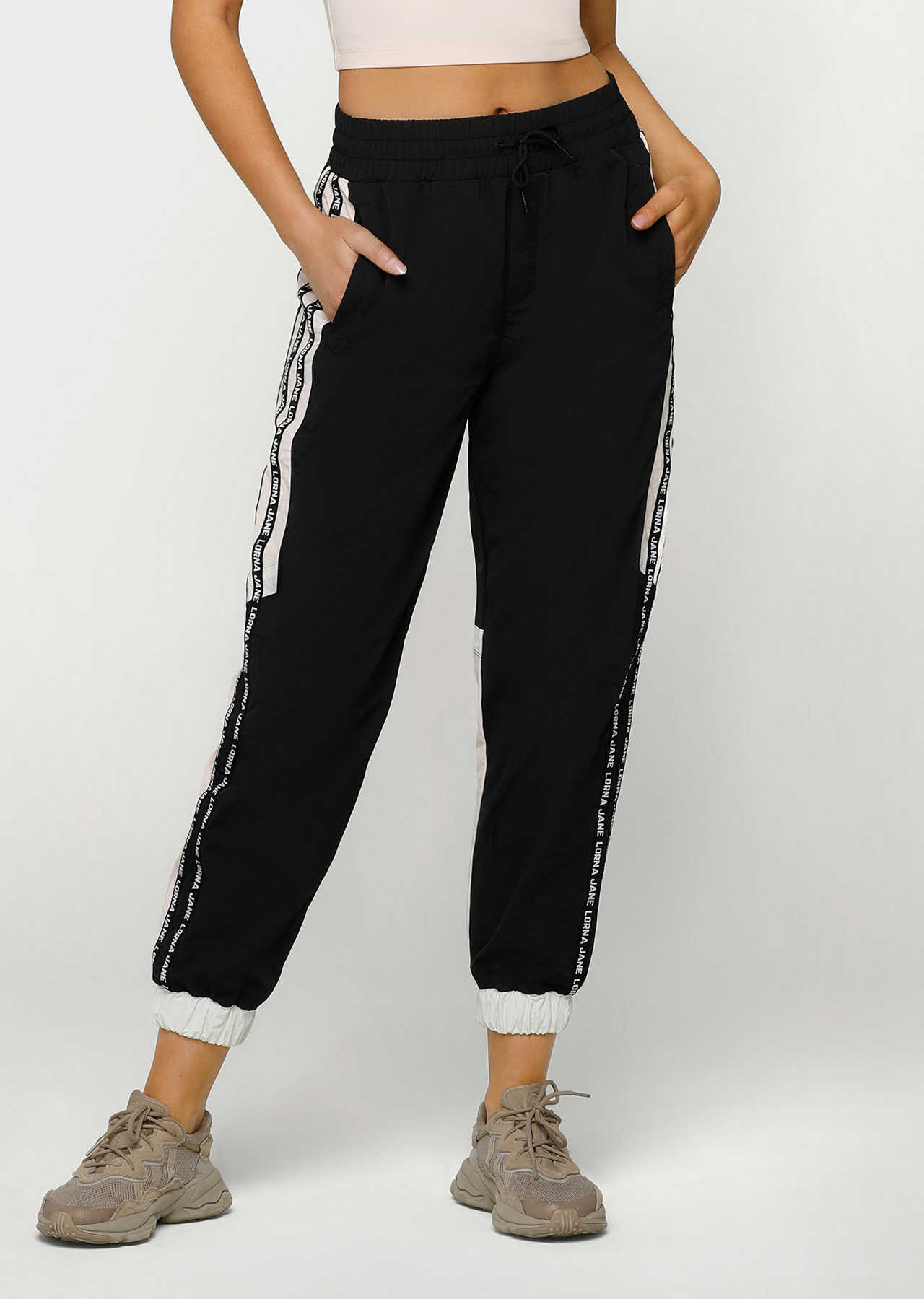 80's Revival Track Pant | Black | Lorna Jane USA